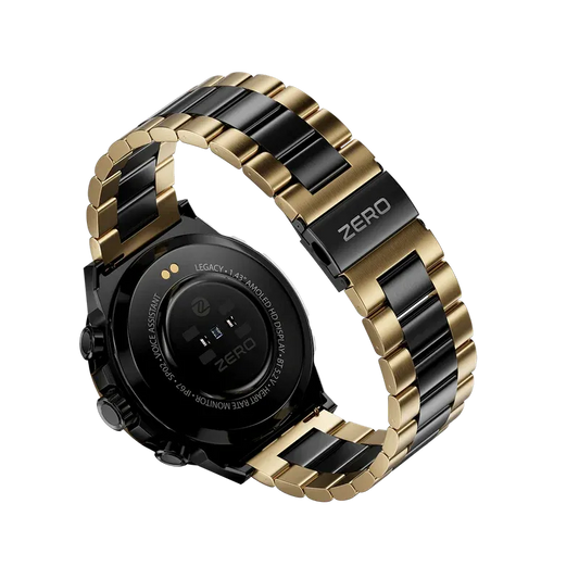 Luxury Black & Gold Men's Stainless Steel Watch